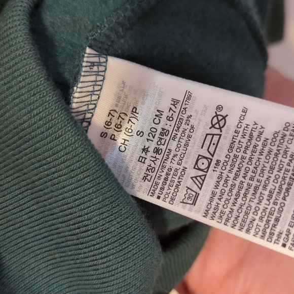 Gap Kids Hunter Green Classic Hoodie NWOT - Picture 5 of 5